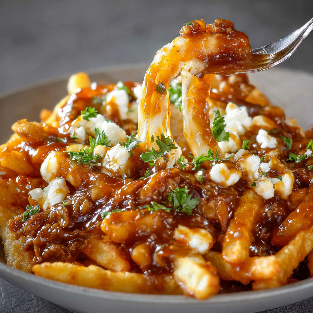 A bowl of food with a spoon in it.