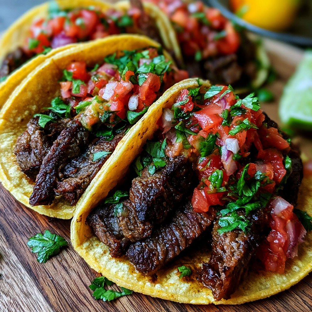 A plate of meat and tomatoes.