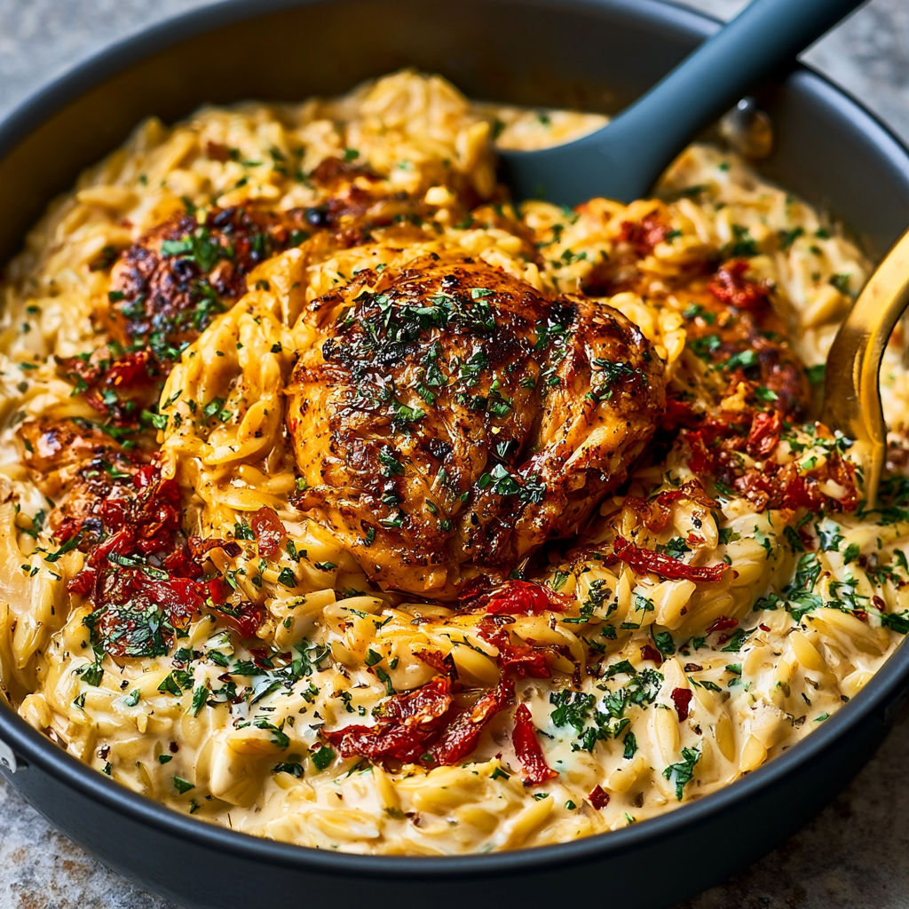 A bowl of food with a fork in it.