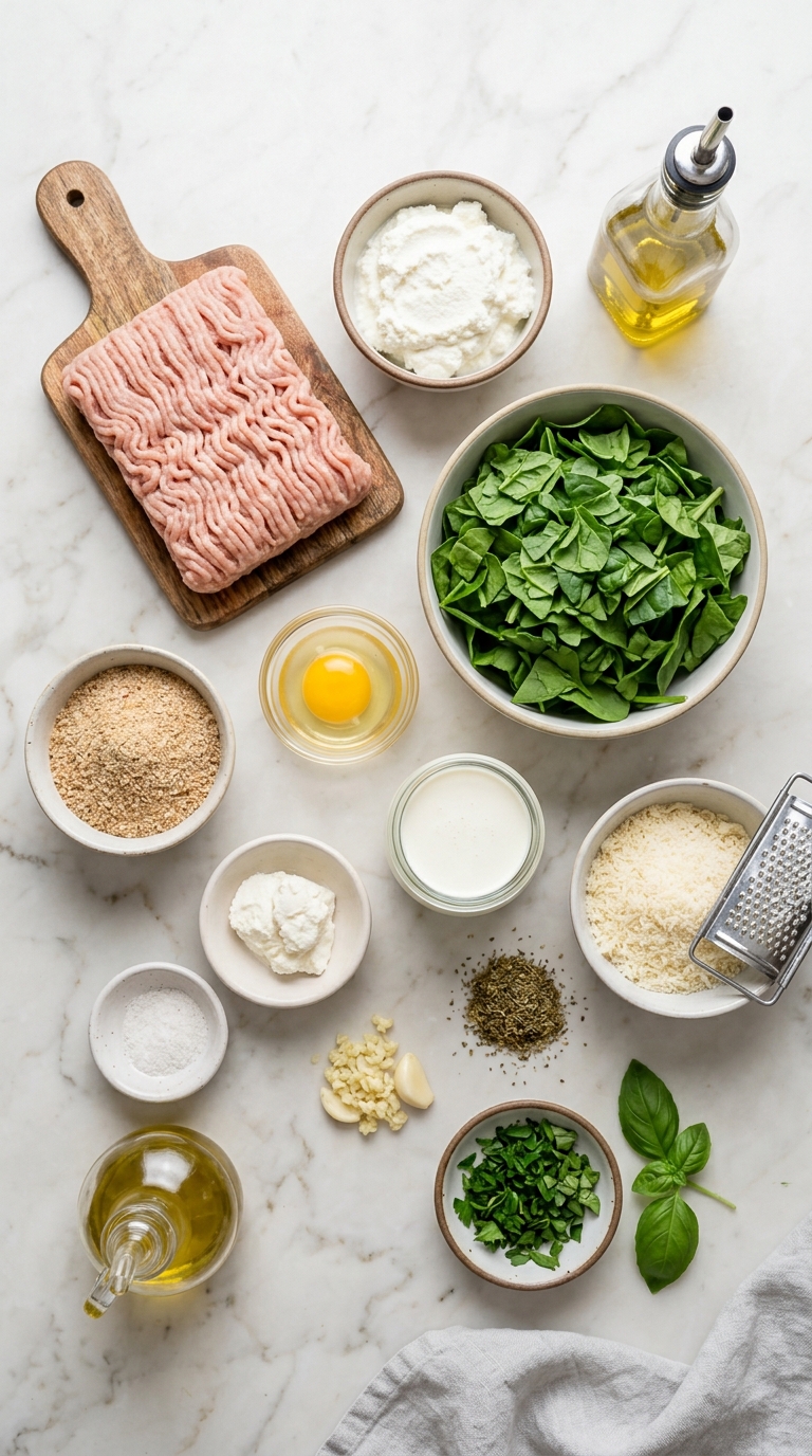 A variety of ingredients for a salad.