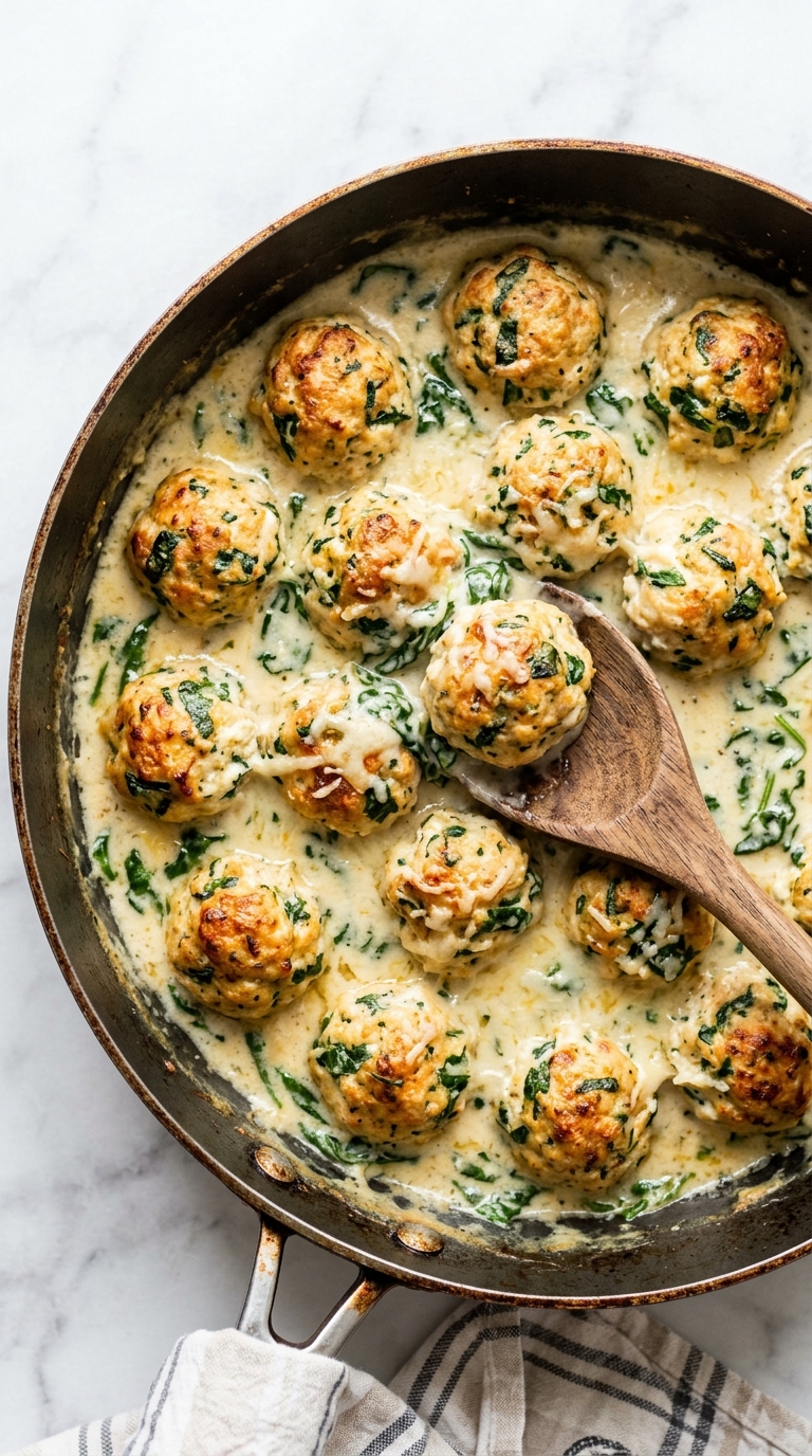 A pan of food with a wooden spoon in it.