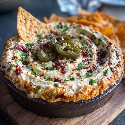 A spicy roasted jalapeño cowboy cream cheese dip recipe easy BBQ swirl snack.