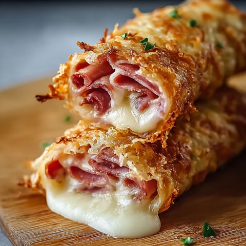A close up of a Keto Crispy Reuben Roll-Ups.